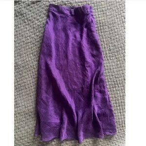 House of Harlow 1960 Vibrant Purple Maxi Skirt